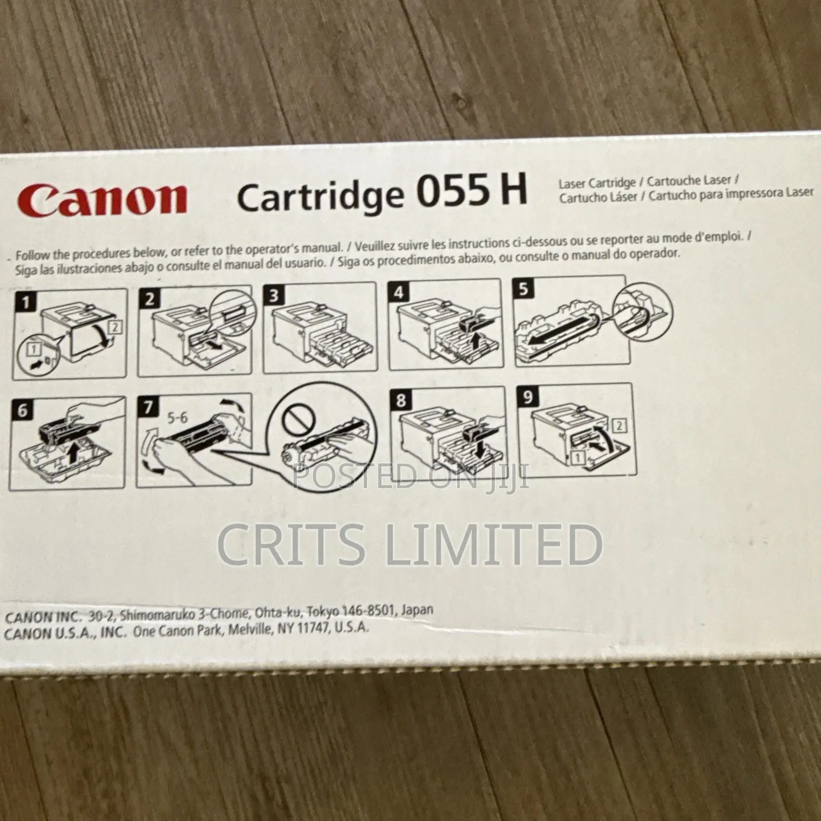 Genuine Canon 055/055h Toner Cartridges