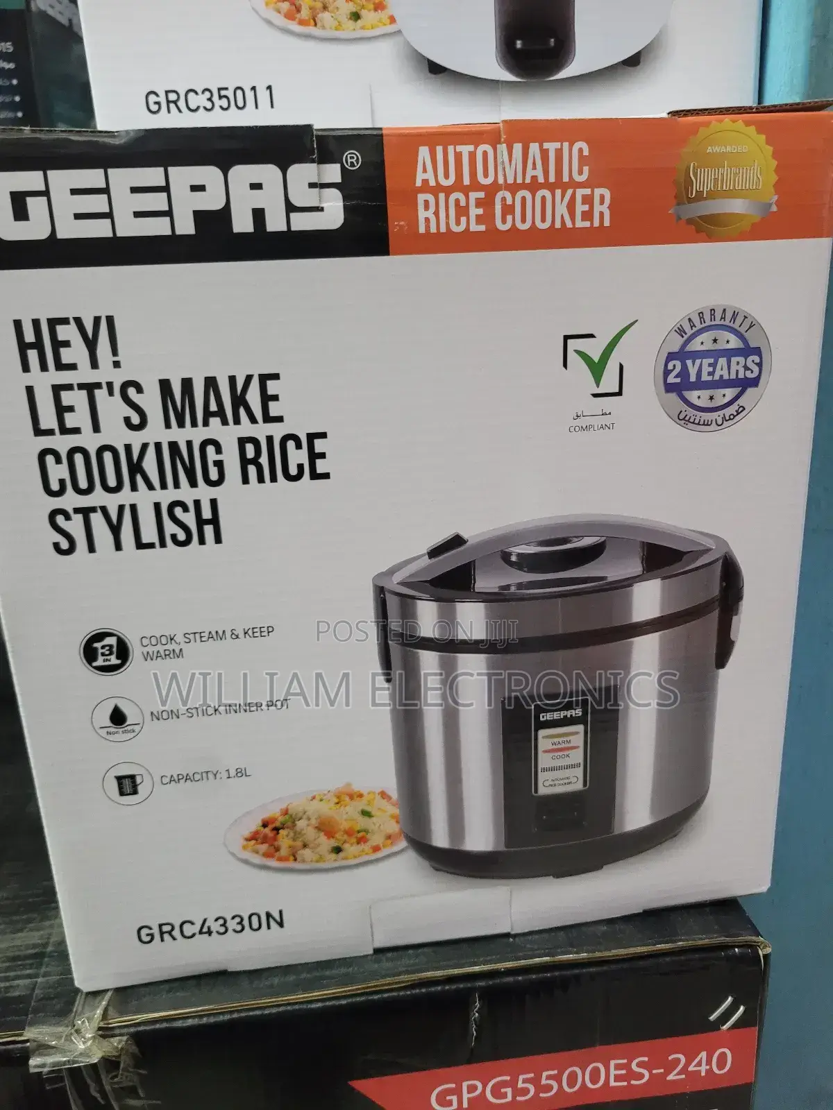 Geepas Automatic Rice Cooker