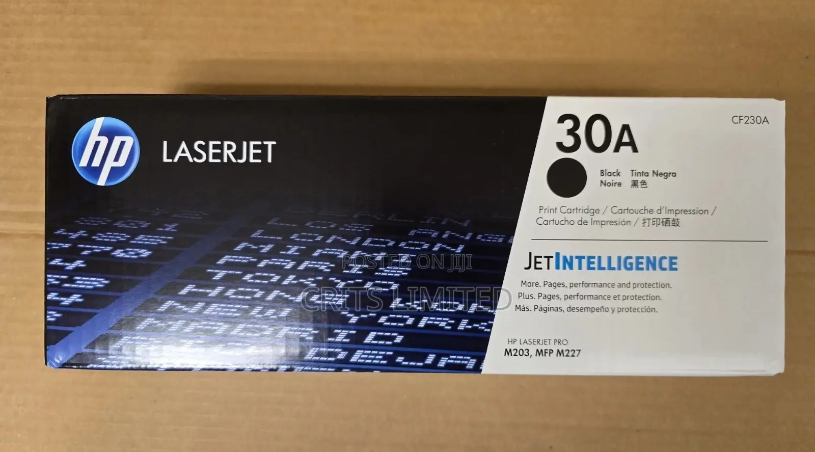 Hp 30a Black Original Laserjet Toner Cartridge (Cf230a)