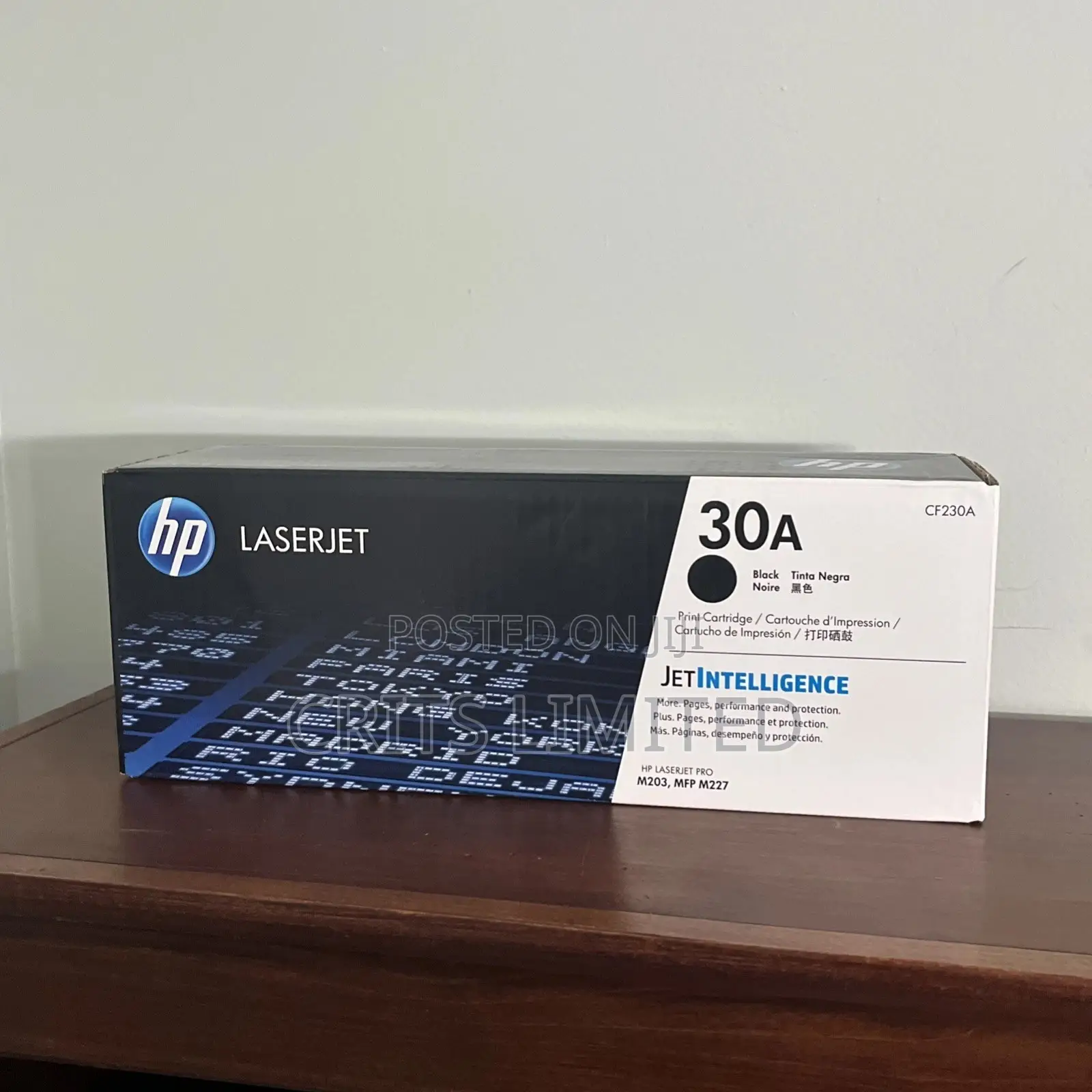 Hp 30a Black Original Laserjet Toner Cartridge (Cf230a)