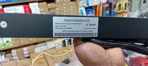 Pdu 6ways Metalic ( Black )