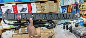 8ways Power Distribution Unit Metalic (Metalic Black )