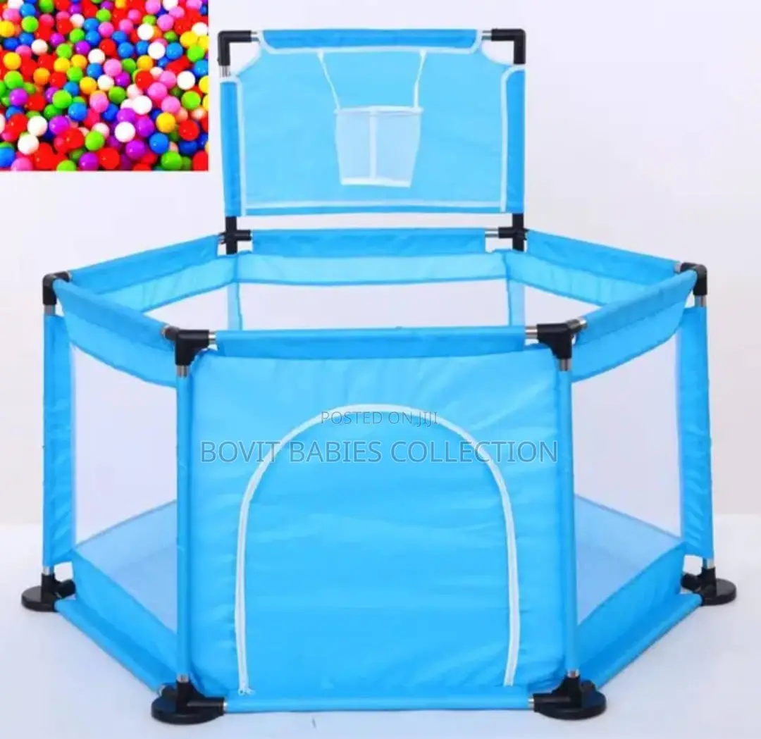 Indoor and Outdoor Kids Playpen Fence With Balls.