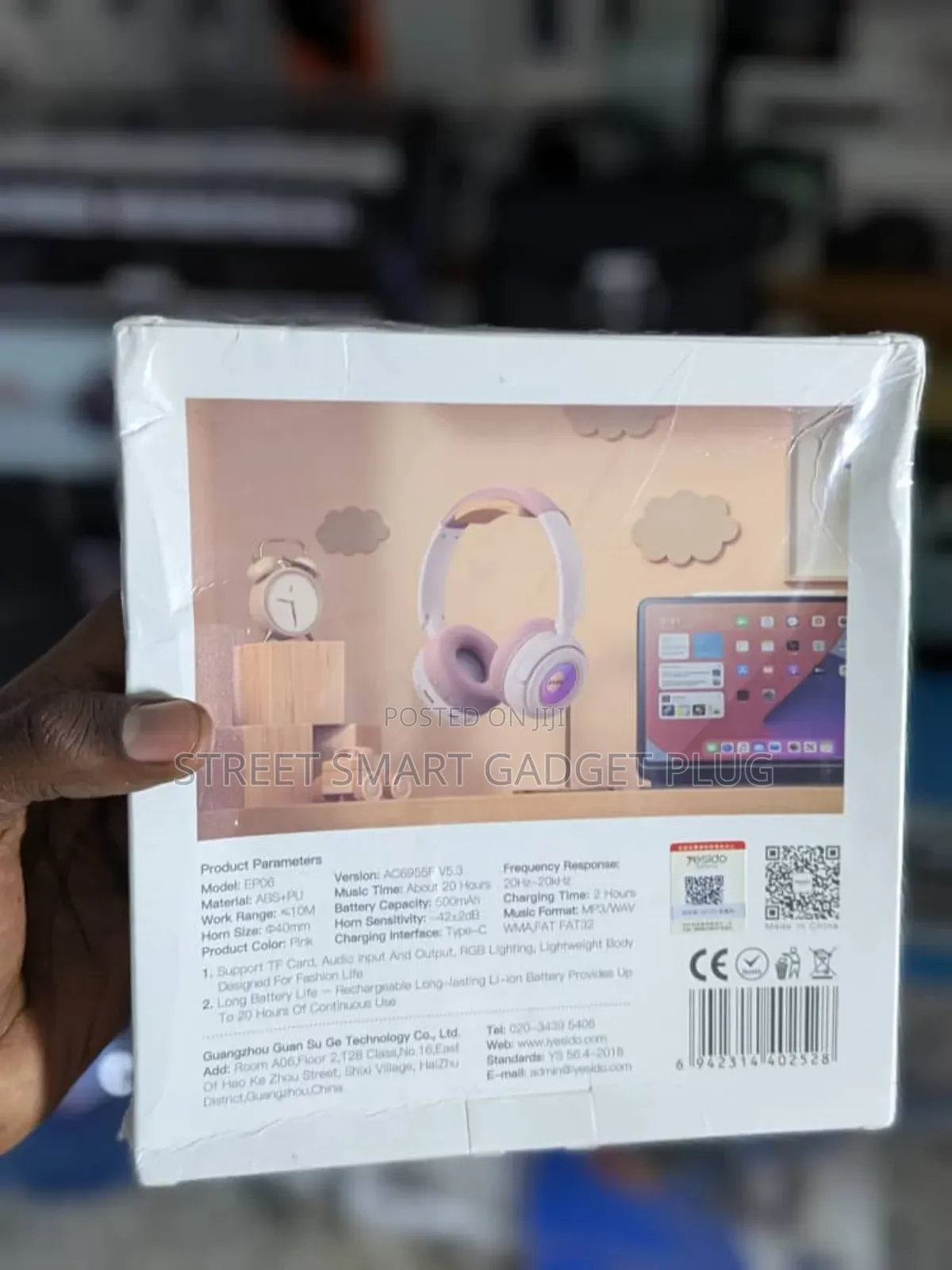 Yesido Wireless Headphones Ep06