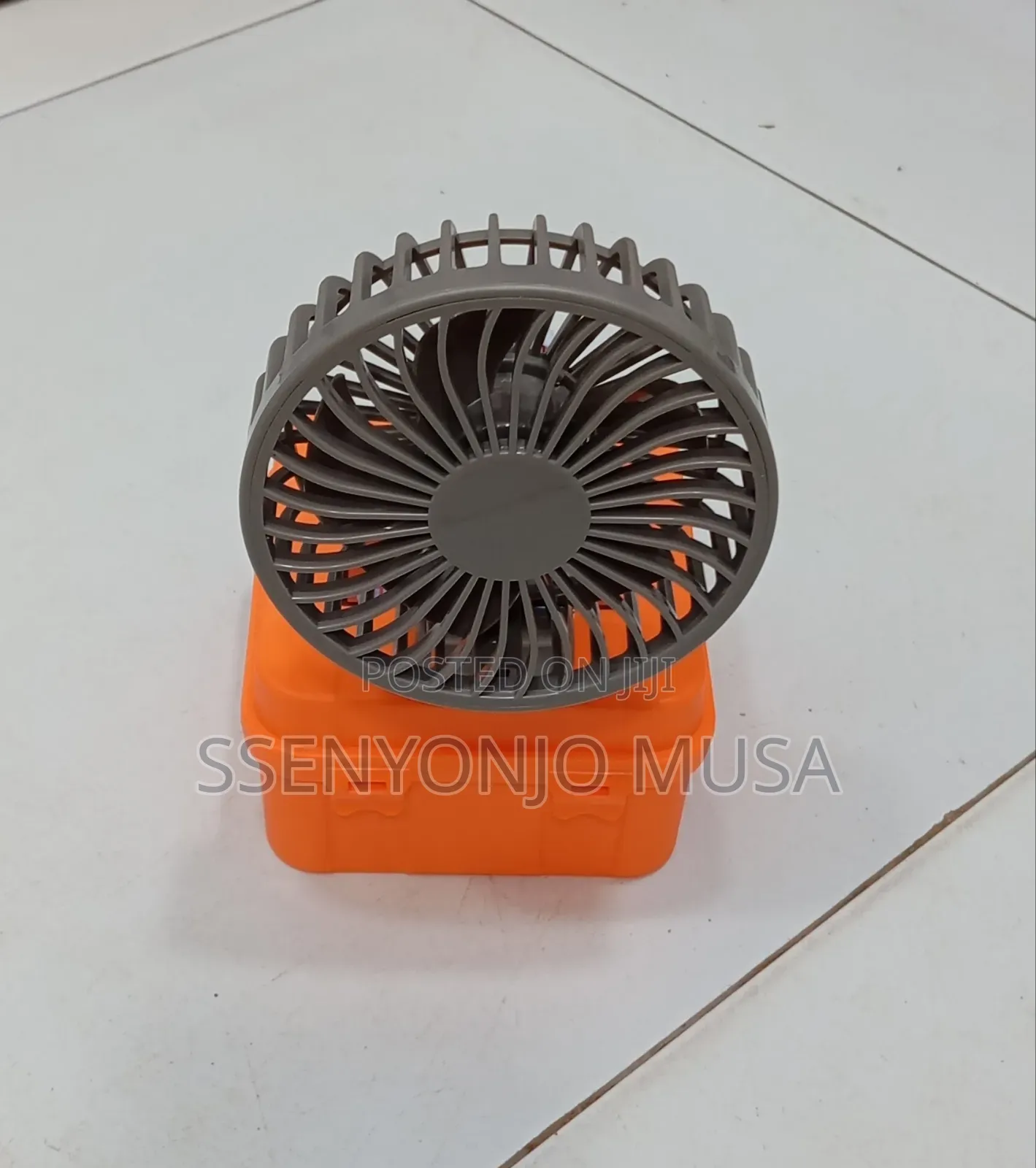 Mini Rechargeable Hand Fan With Led Light – Foldable Usb Fan, 3 Speed.