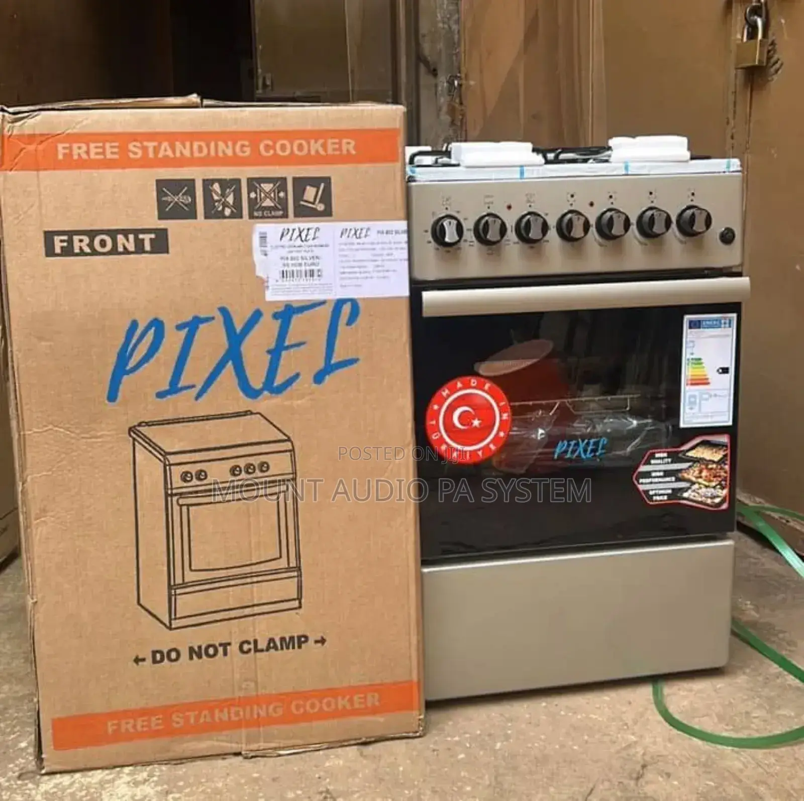Pixel Free Standing Cooker 3+1