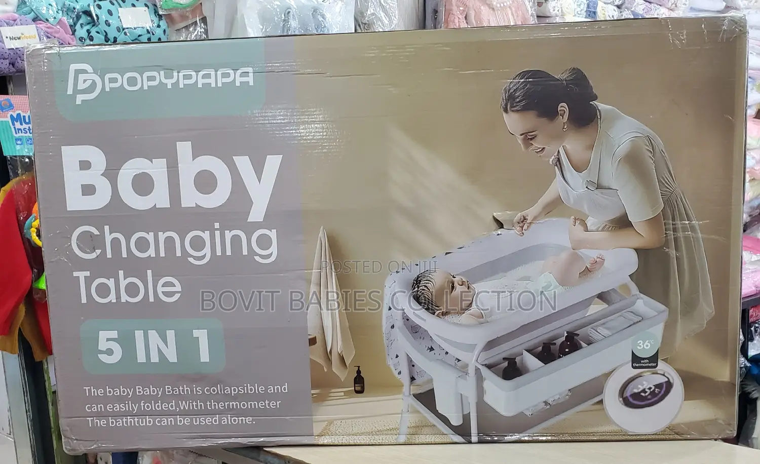 5in1 Baby Bathtub With Changing Table