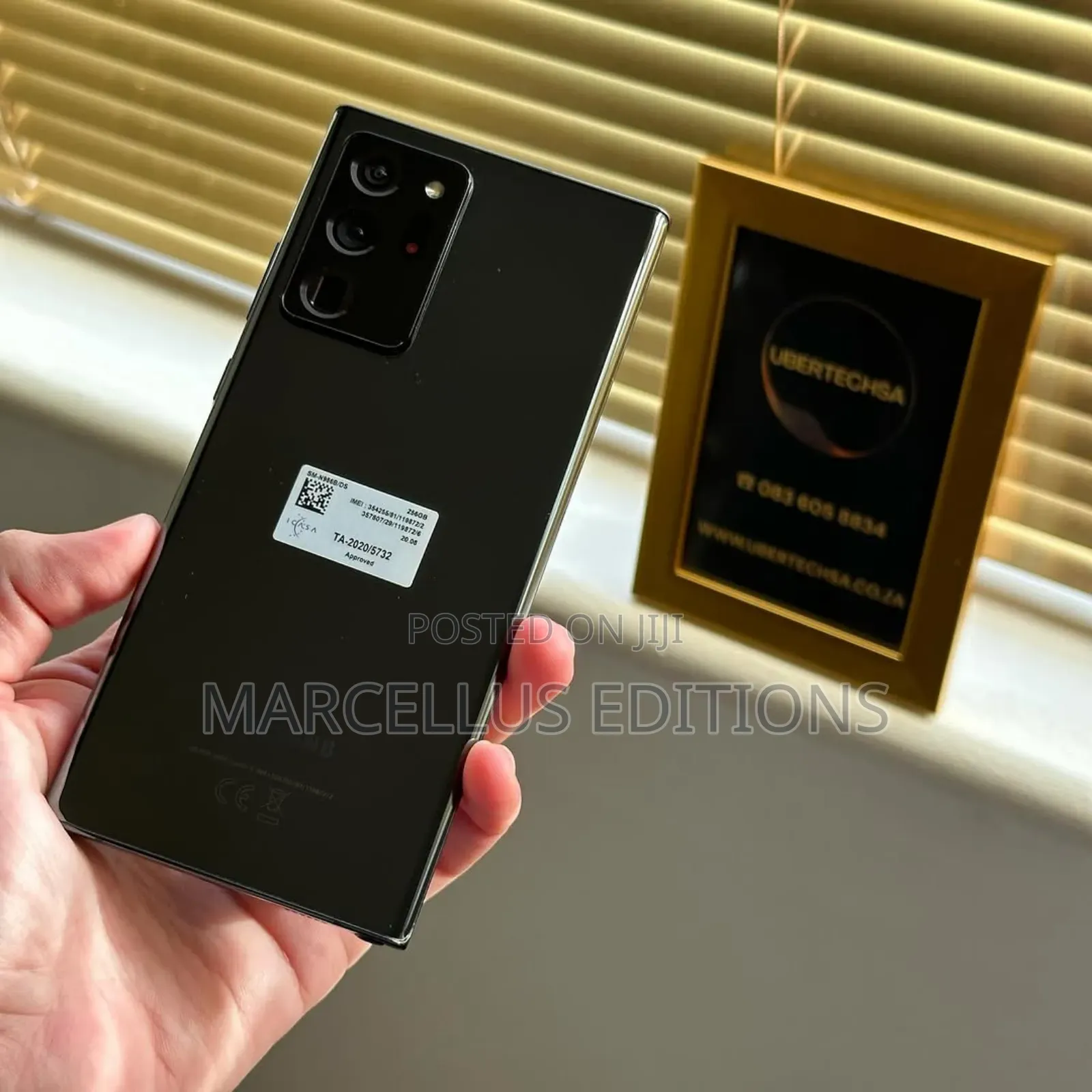 Samsung Galaxy Note 20 Ultra 5G 128 GB Black