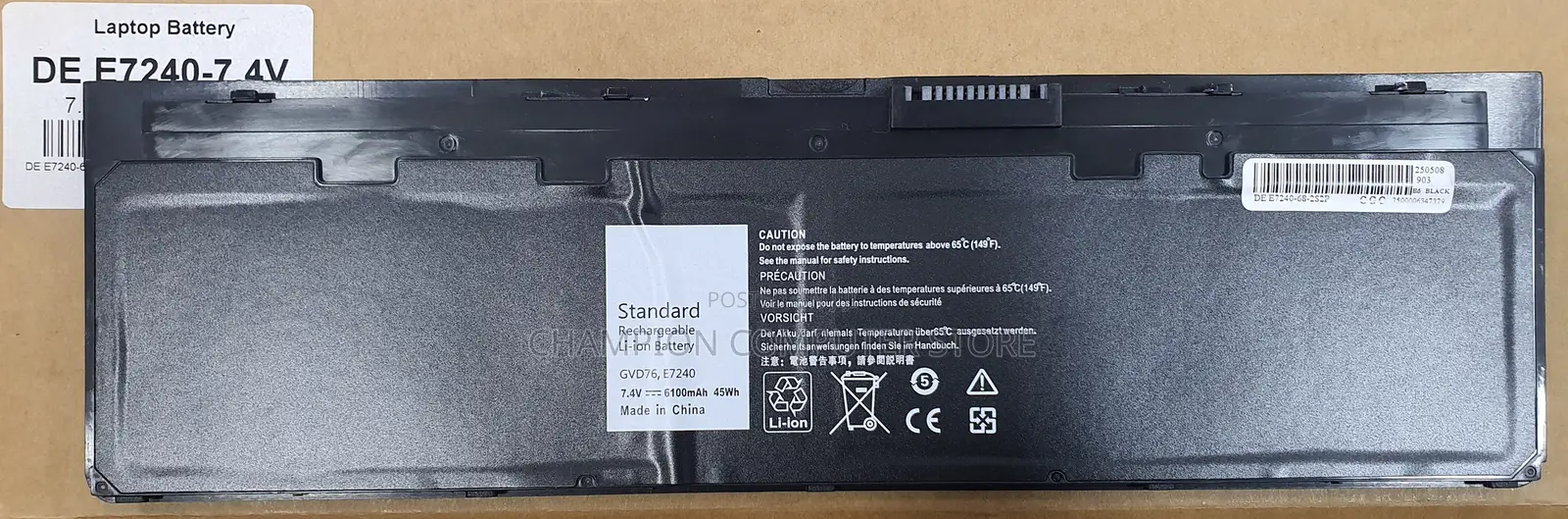 Dell E7240 E7250 Wd52h Pn Vfv59, Hj8kp, Gd076, J31n7