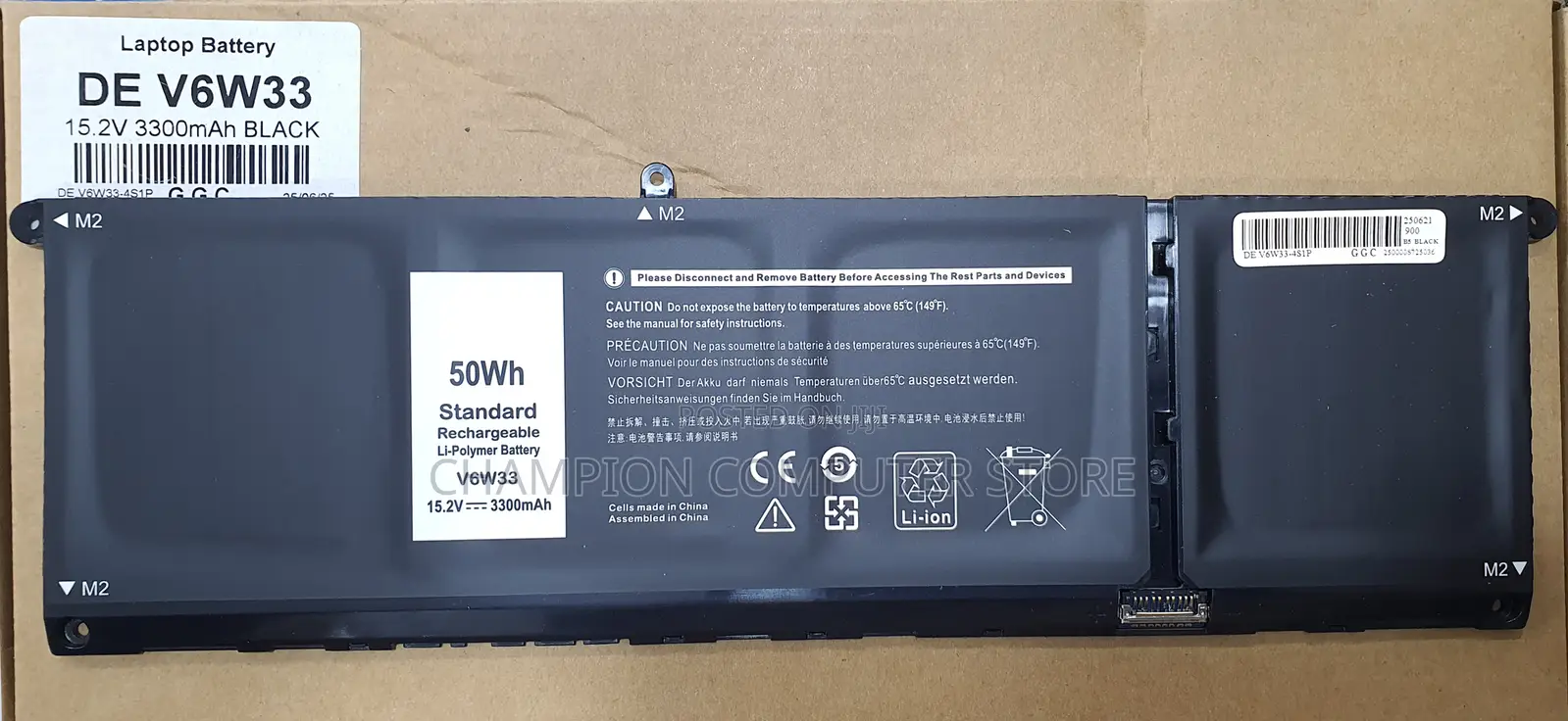 Dell V6w33 for Inspiron 3510 3511 3515 5310 5410 5415 5418 5510 5515
