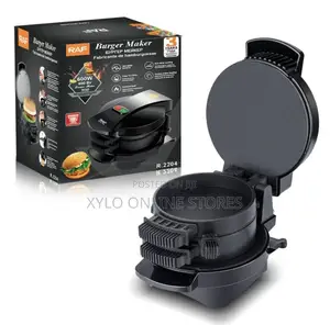 A Raf Electric Burger Press Black Model R.2204