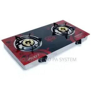 Pixel Glass Double Gas Stove