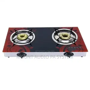 Pixel Glass Double Gas Stove