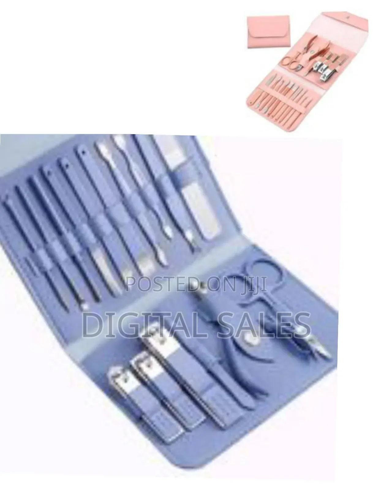 16pcs Manicure Set Nail Clippers Pedicure Kit Cutter Tweezers