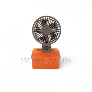Mini Rechargeable Hand Fan With Led Light – Foldable Usb Fan, 3 Speed.