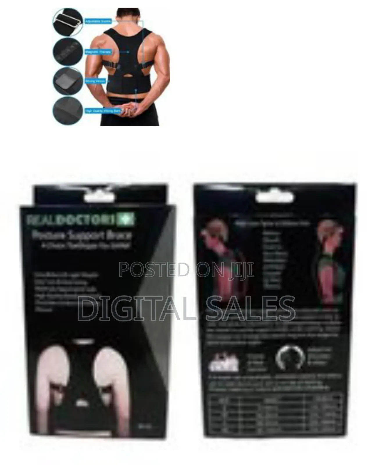 Real Doctors Posture Shoulder Back Support Brace -