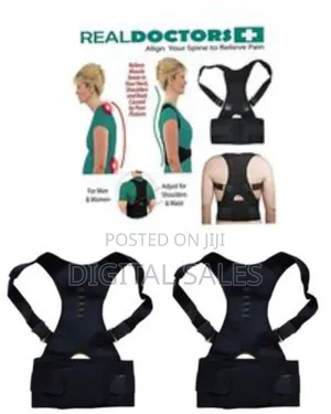 Medium Real Doctors Posture Shoulder Back Support Brace- Medium,