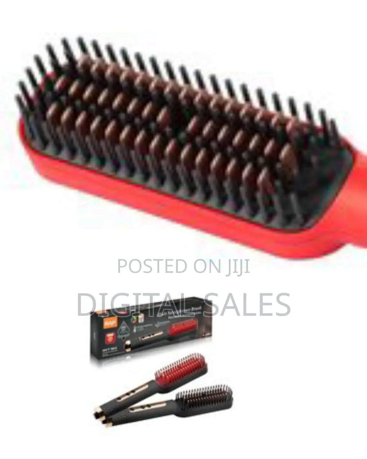 Raf High Temperature Electric Hot Hair Curling Comb Hair Straightener