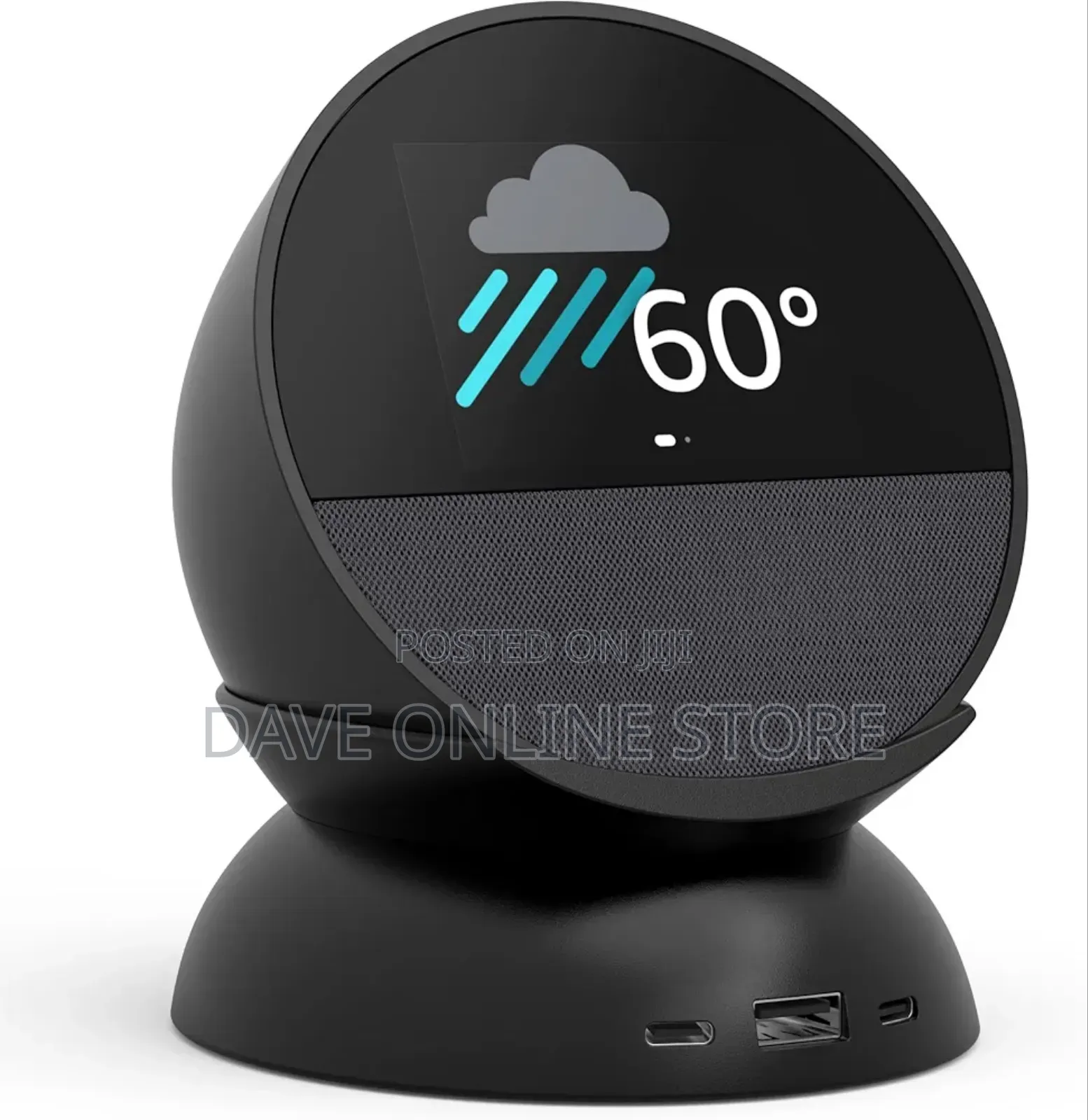 Newest Amazon Echo Spot Alarm Clock W/ Vibrant Sound New Sealed