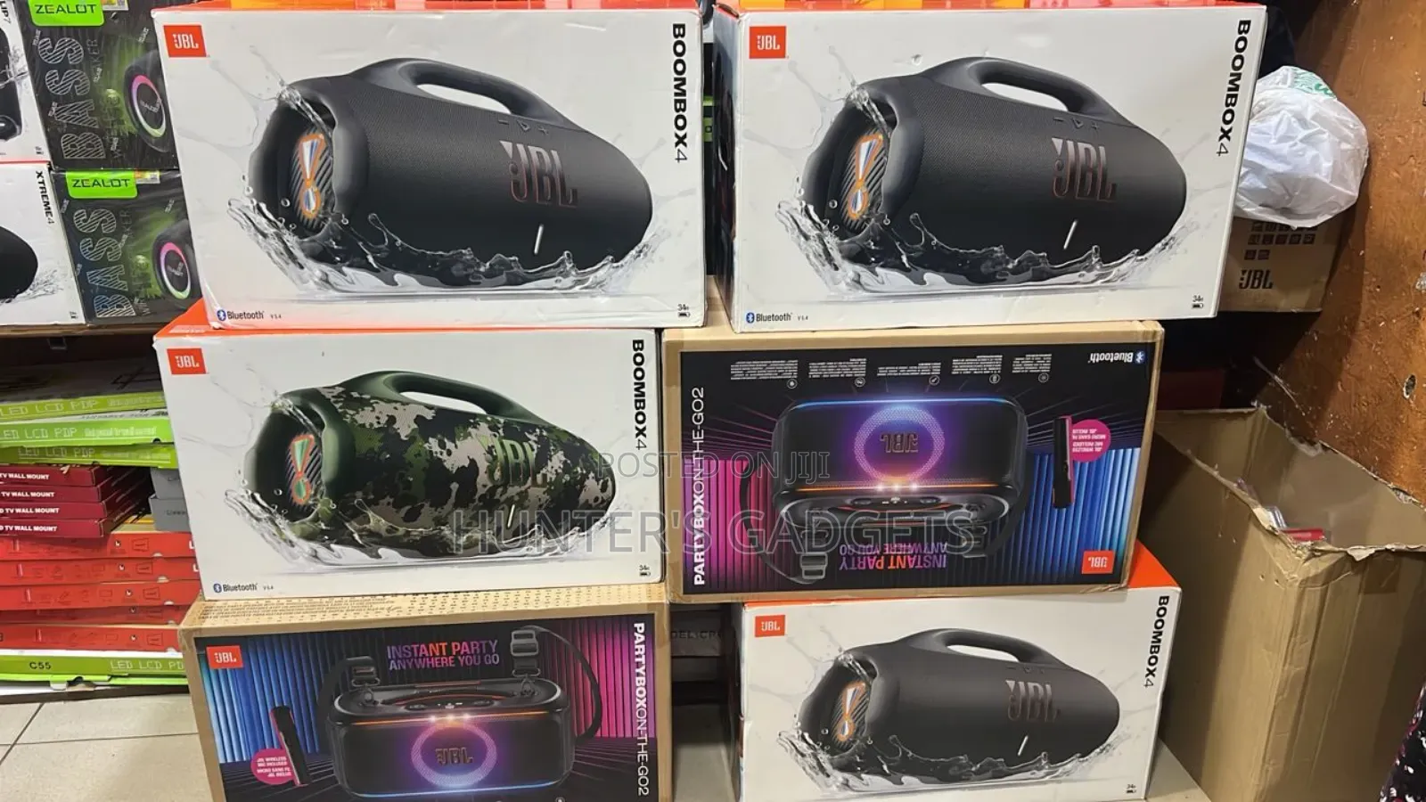JBL Boombox 4 Bluetooth Rechargeable Powerful Speaker Brand New