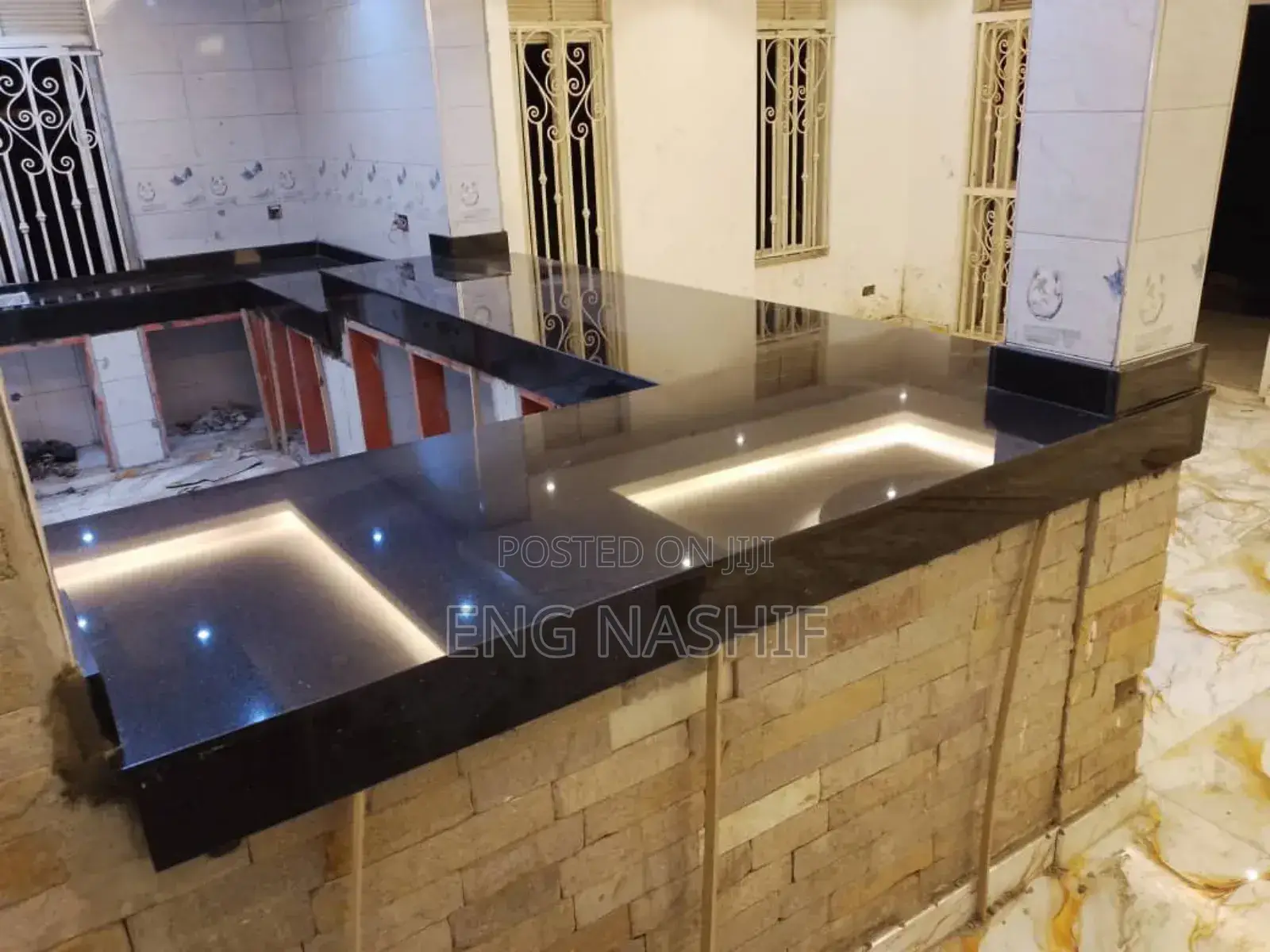 Kitchen Work Tops With Marble