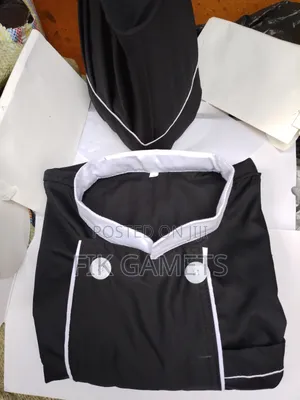 Chef Jackets ( Black With White)