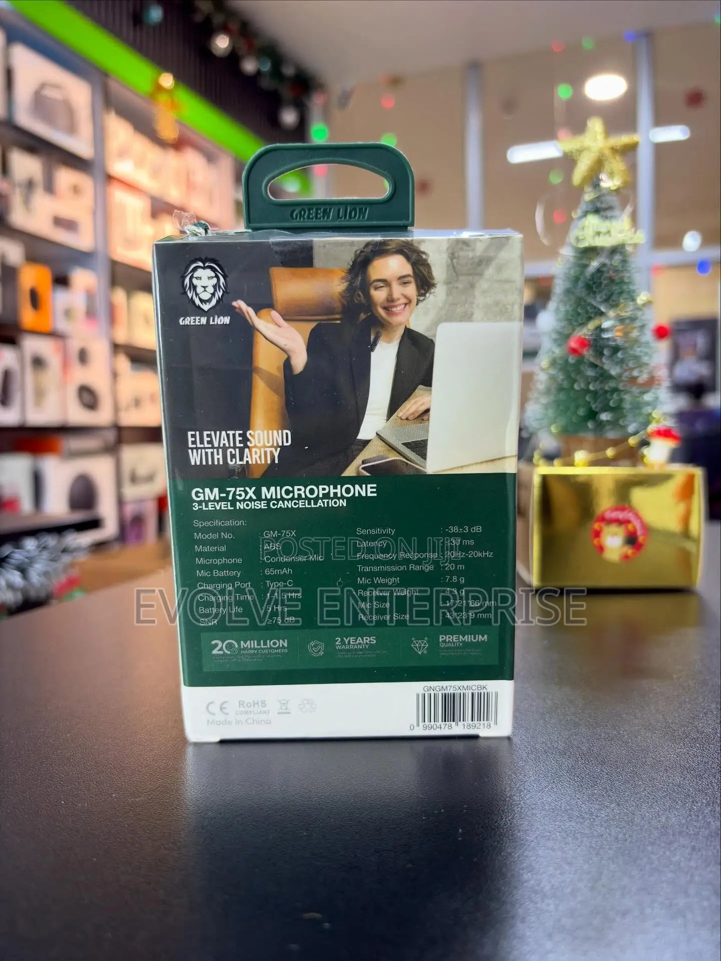 Green Lion Gm-75x 3-in-1 Wireless Microphone