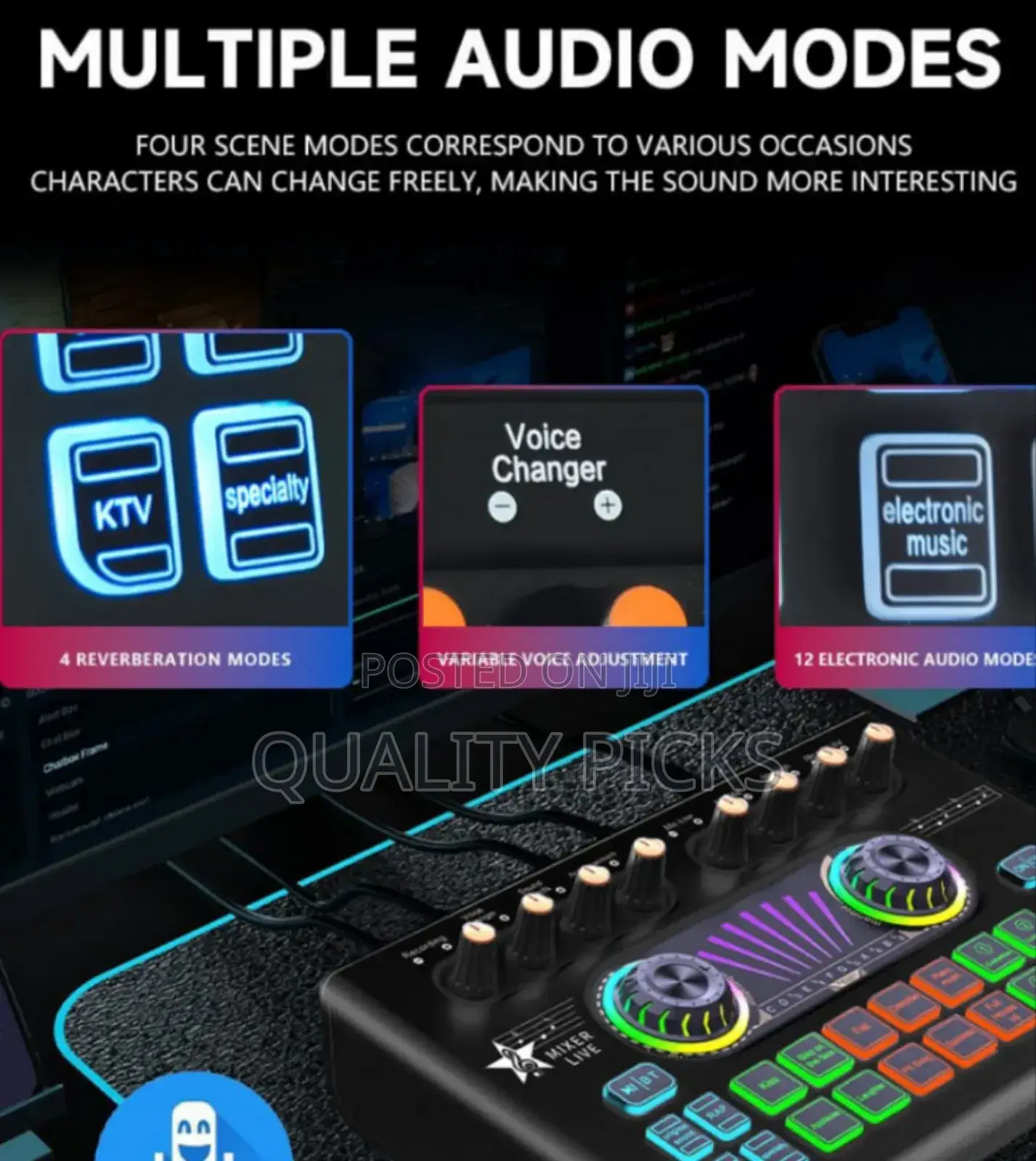 Portable Audio Mixer/Live Sound Card X50