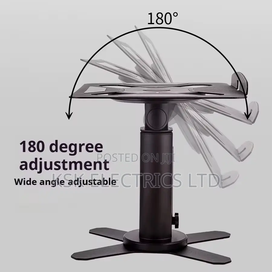 360-Degree Rotatable Base Height and Angle Adjustable Laptop Stand