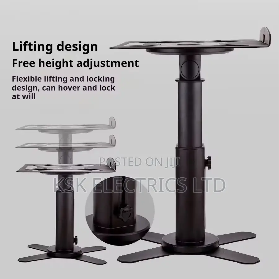 360-Degree Rotatable Base Height and Angle Adjustable Laptop Stand