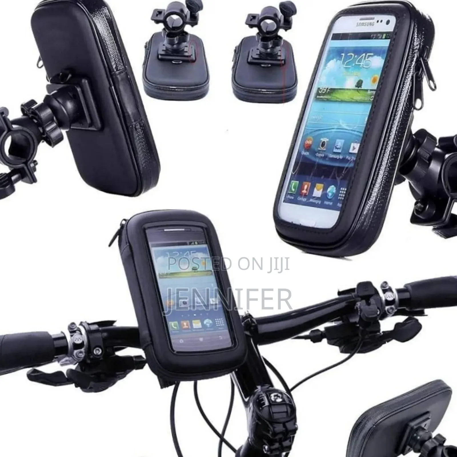 360° Waterproof Bike Mount Holder Case