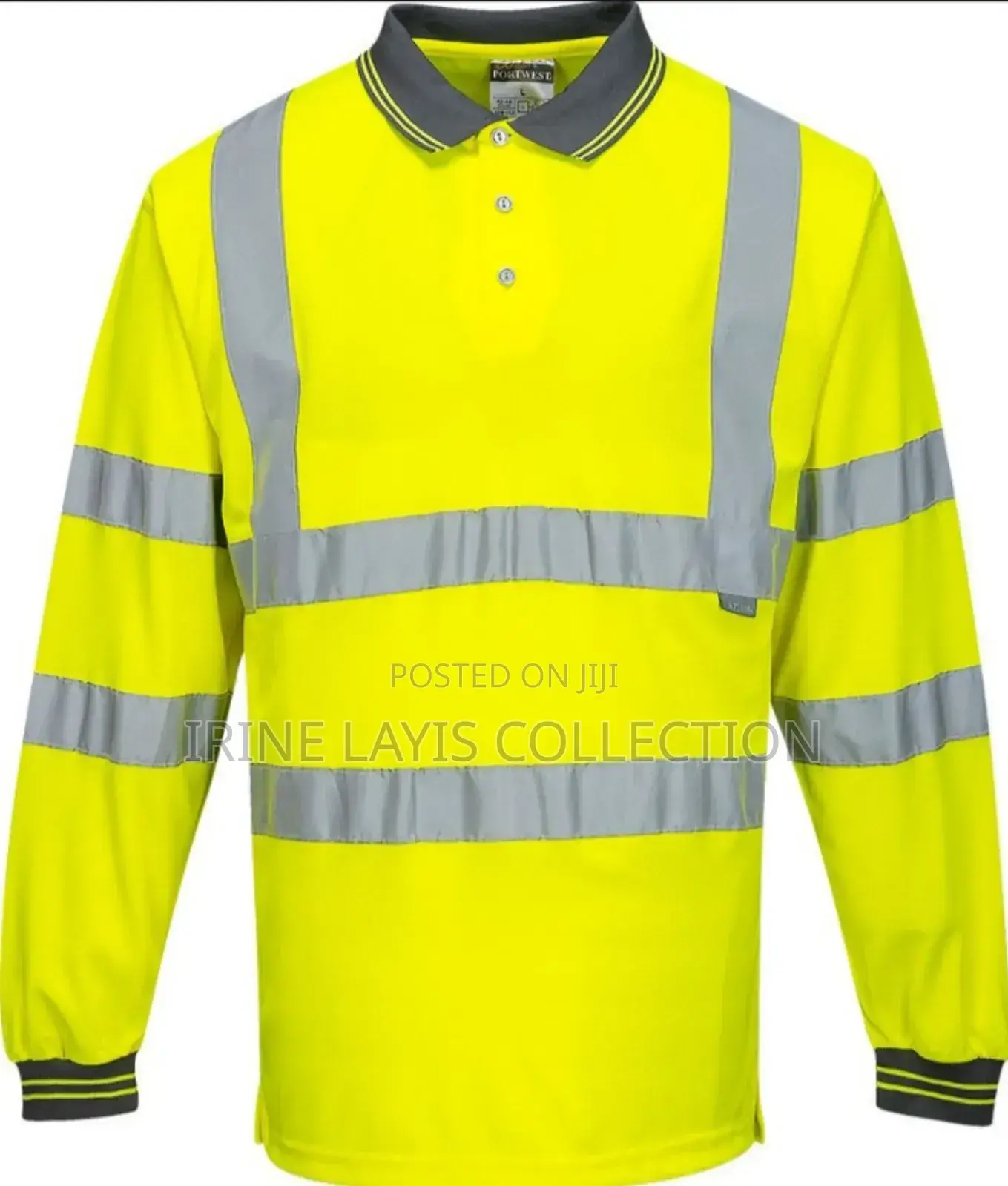 Reflector Hi Vis Long Sleeved Polo Shirts