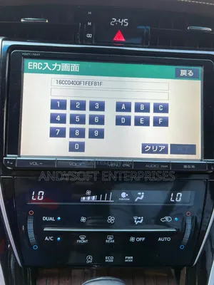 Press and Hold the Audio Switch to Insert the Map Sd Card