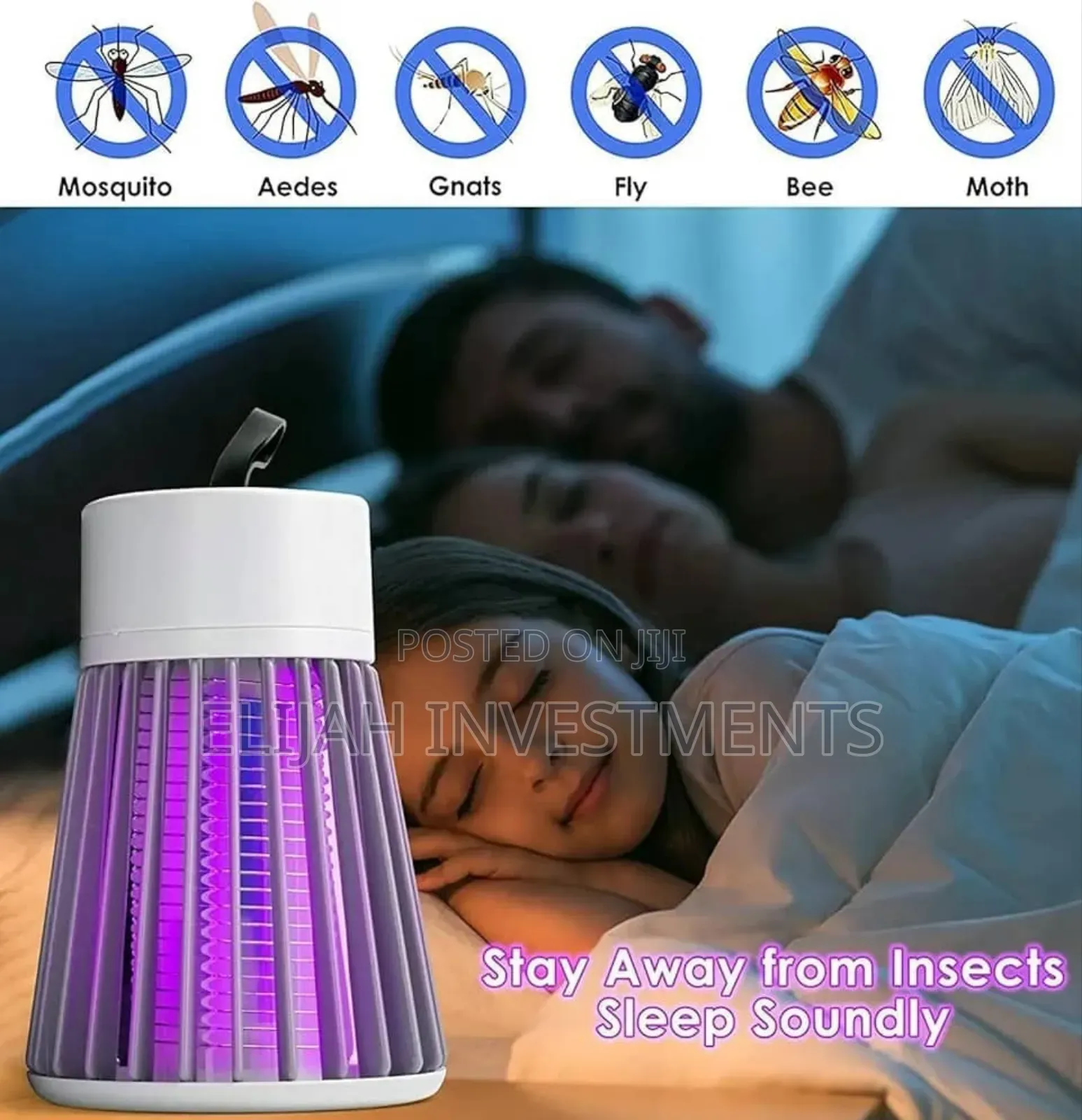 Portable Rechargeable Mosquito Killer Lamp
