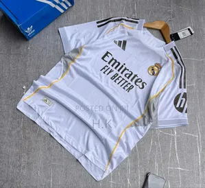 Real Madrid 2025/26 Home Jersey.