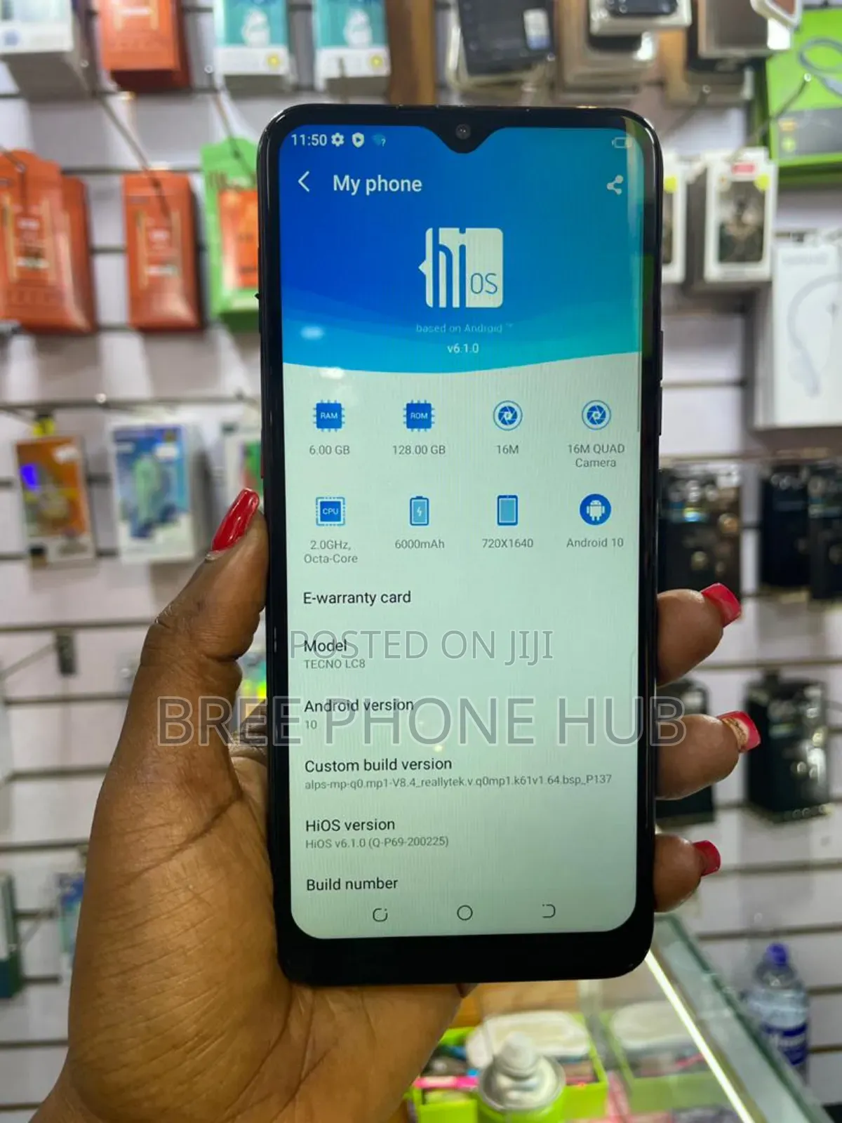 Tecno Pouvoir 4 Pro 128 GB Blue