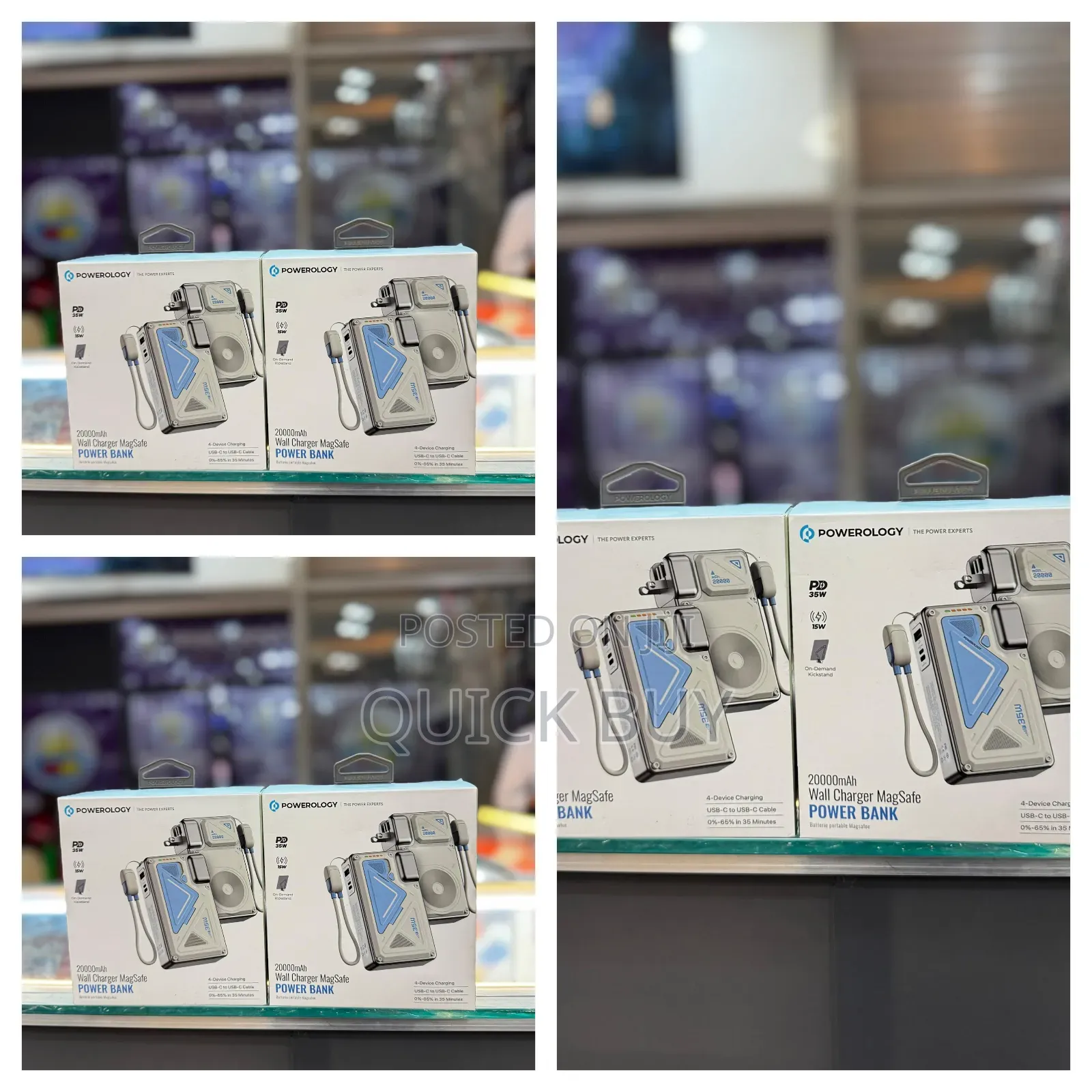 Powerology 20,000mah Wall Charger Magsafe