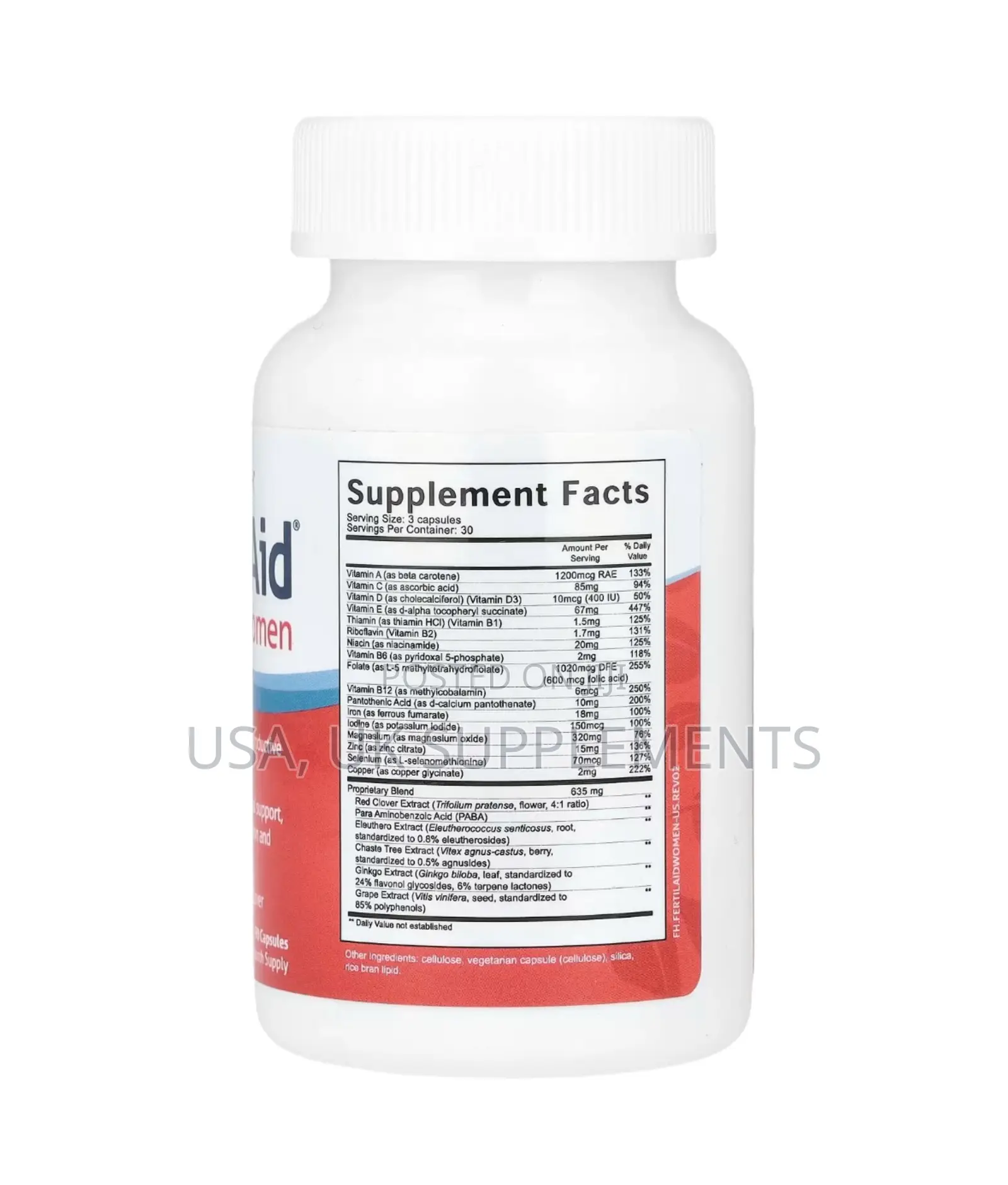 Fairhaven Fertileaid for Women Fertility 90capsules
