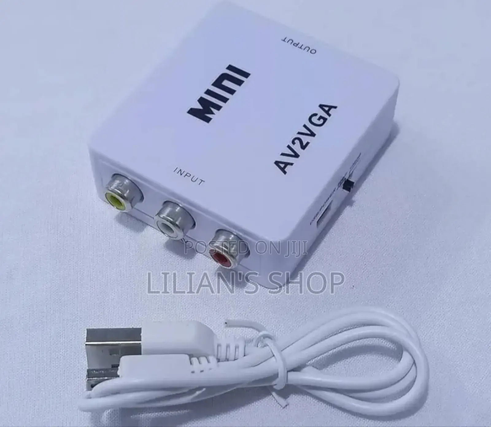 High Speed Av to Vga Video With Audio Box
