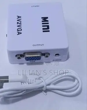 High Speed Av to Vga Video With Audio Box