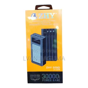 Zhy 30,000 Mah Power Bank With Torch - 12 + 6 Months Warranty