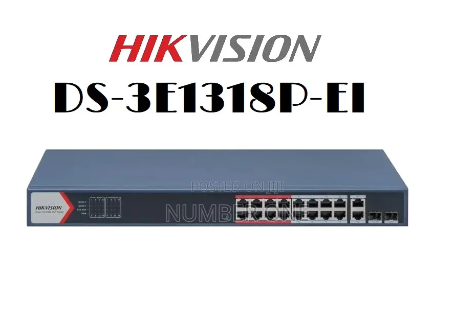 Hikvision 16 Port Smart Poe Switch