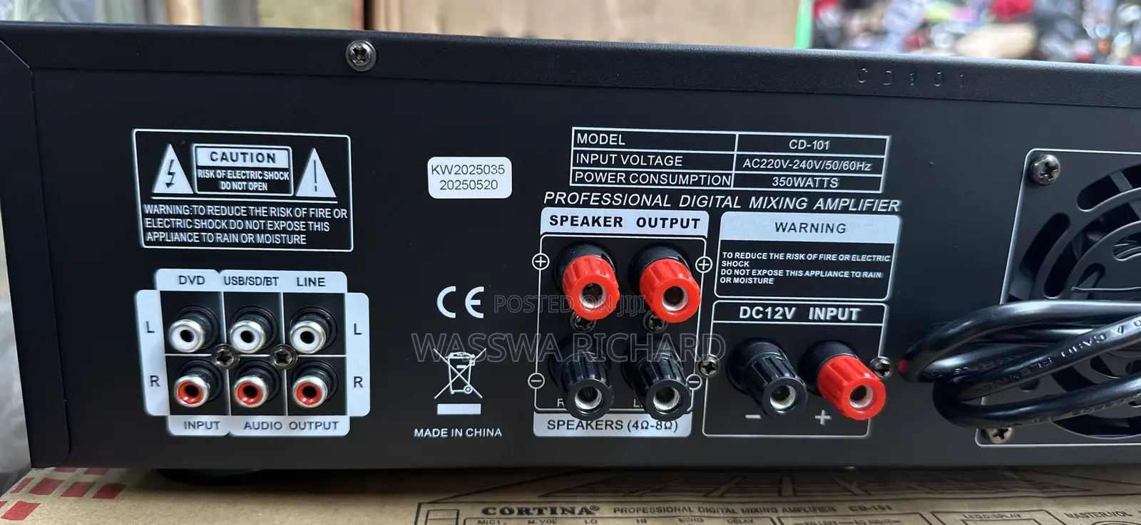 Domestic Amplifier Cd 101