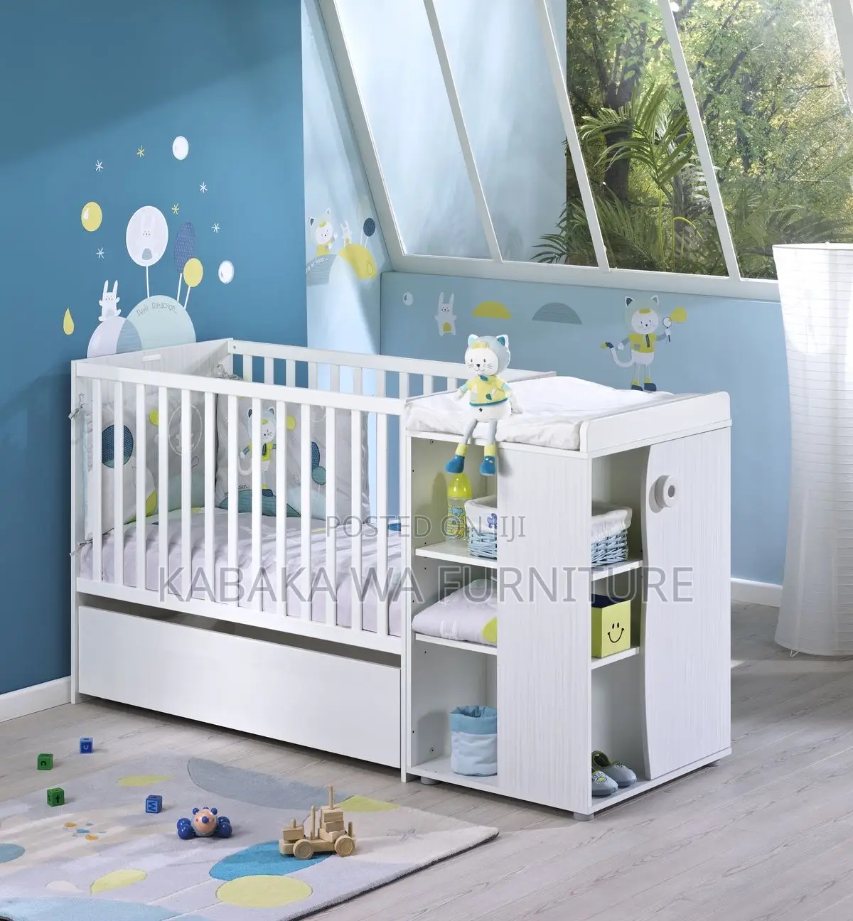Voyage Baby Bed/ Made of Hardwood,/High Density /Form and Baby Cot/