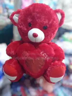 "I Love You" Red Teddy Bear - Big Size