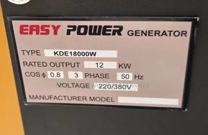 Generator 12kva Both 230 And 380v