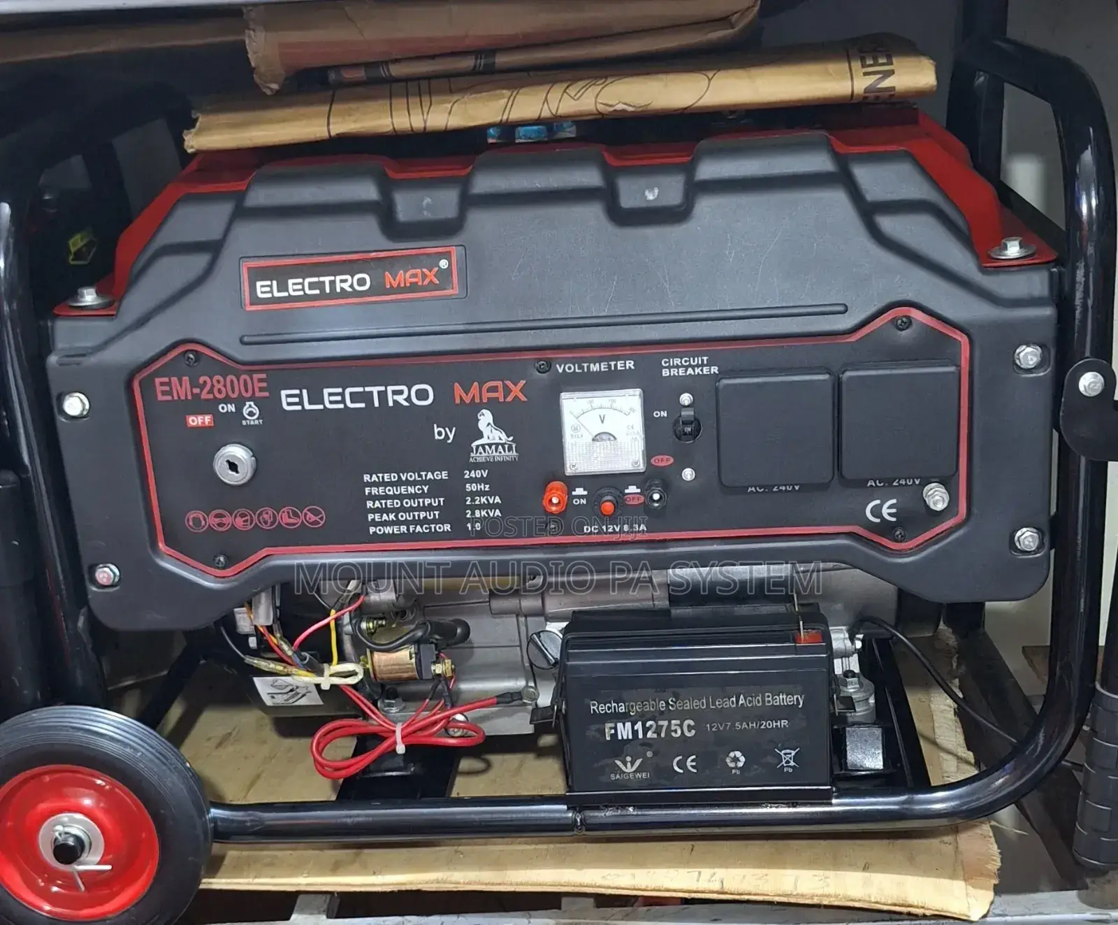 Electro Max Original Generator Em 2800e