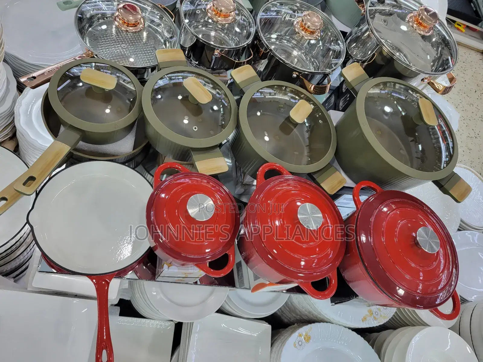 A Colorful Display of Premium Cookware