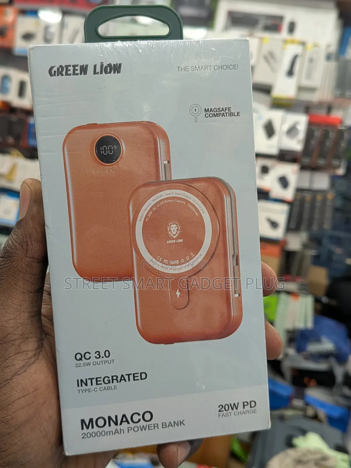 Green Lion Monacco 17promax Orange Power Bank