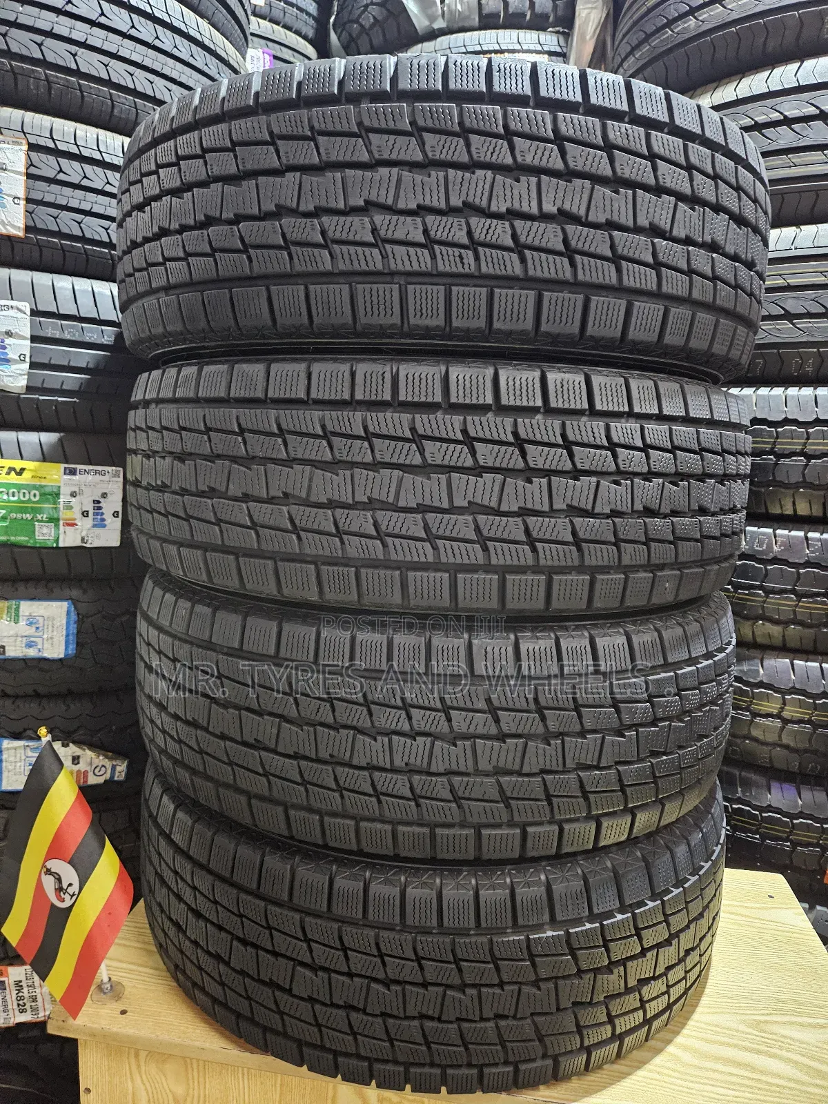 225 60 R17 Imported Tires 4rm Direct Japan but Almost New Tires.